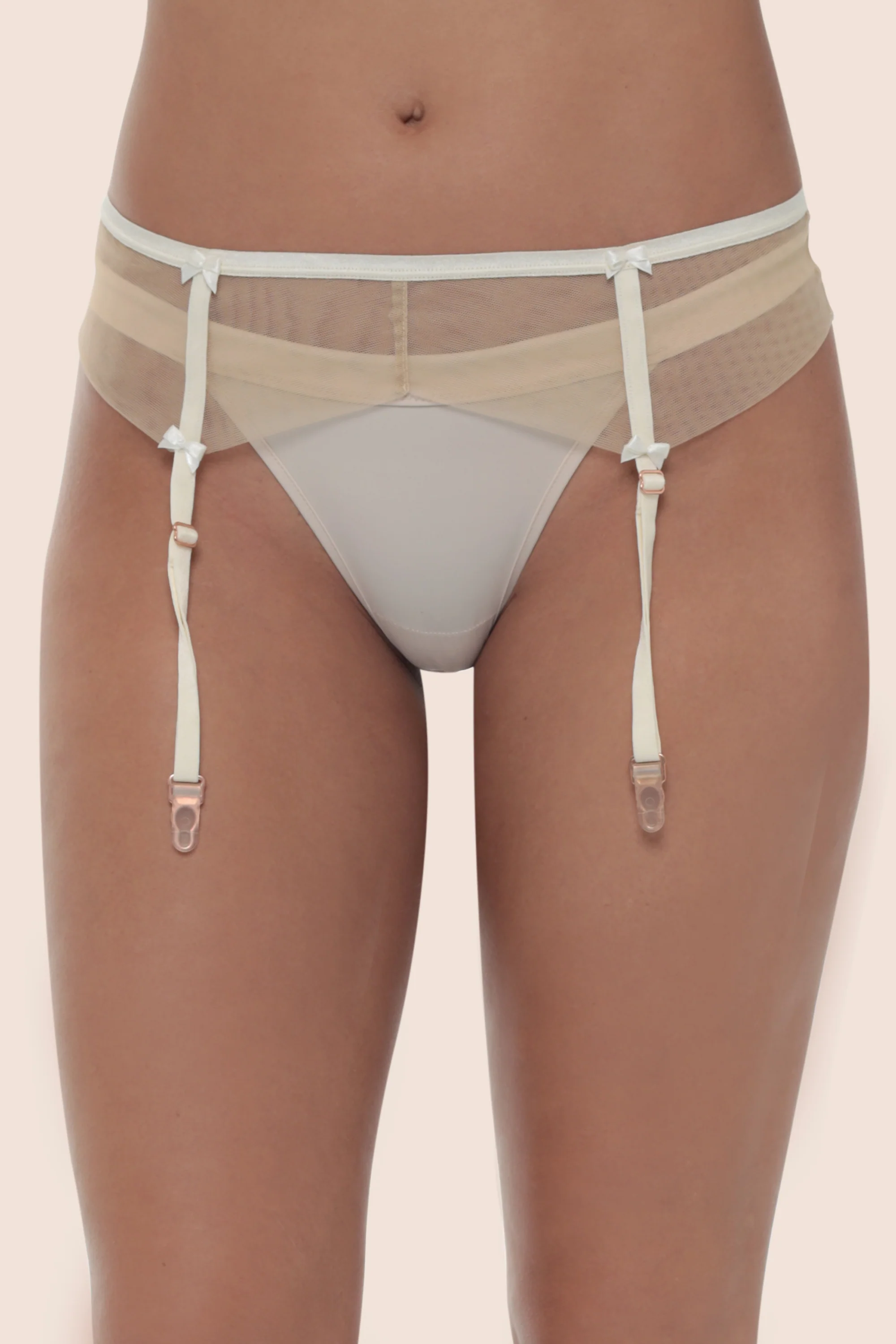 LIGUERO ELLIPSE EN TUL SENSUAL CRUDO - Image 3